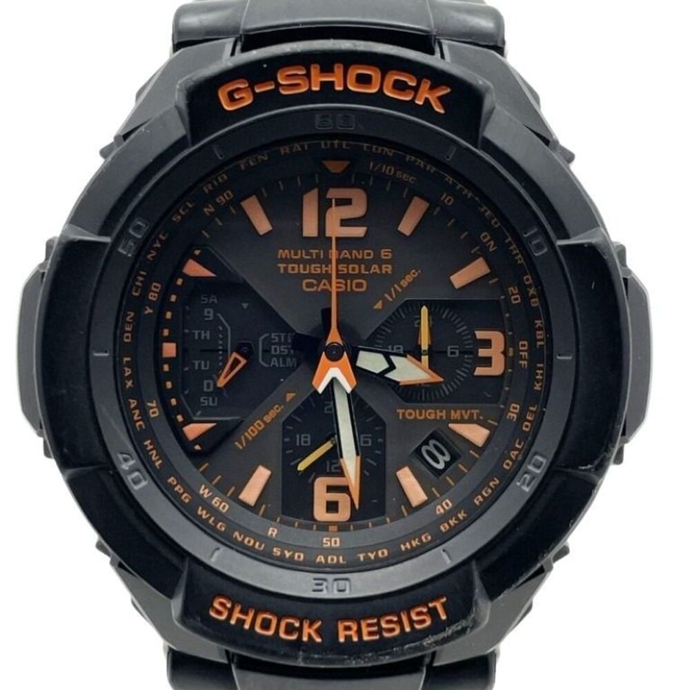 CASIO G-SHOCK MASTER OF G - AIR GRAVITYMASTER GW-3000B-1AJF Black Resin/Stain...
